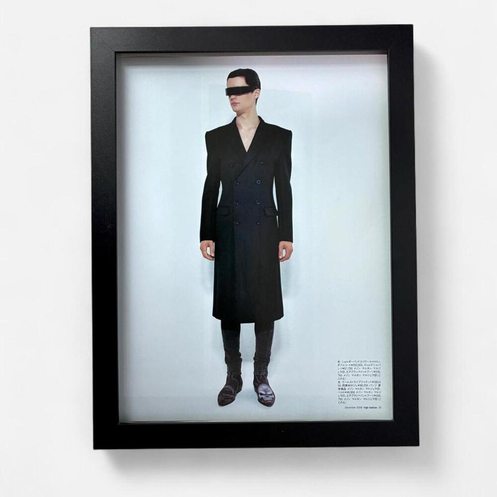 Maison Martin Margiela framed print cutout 9x12 High Fashion issued